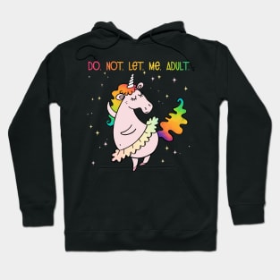 Dancing Unicorn sticker Hoodie